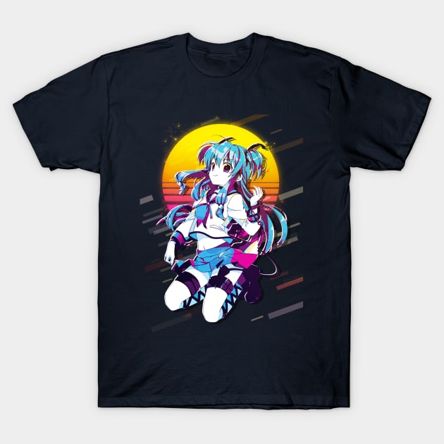 Angel Beats! - Yui T-Shirt by 80sRetro